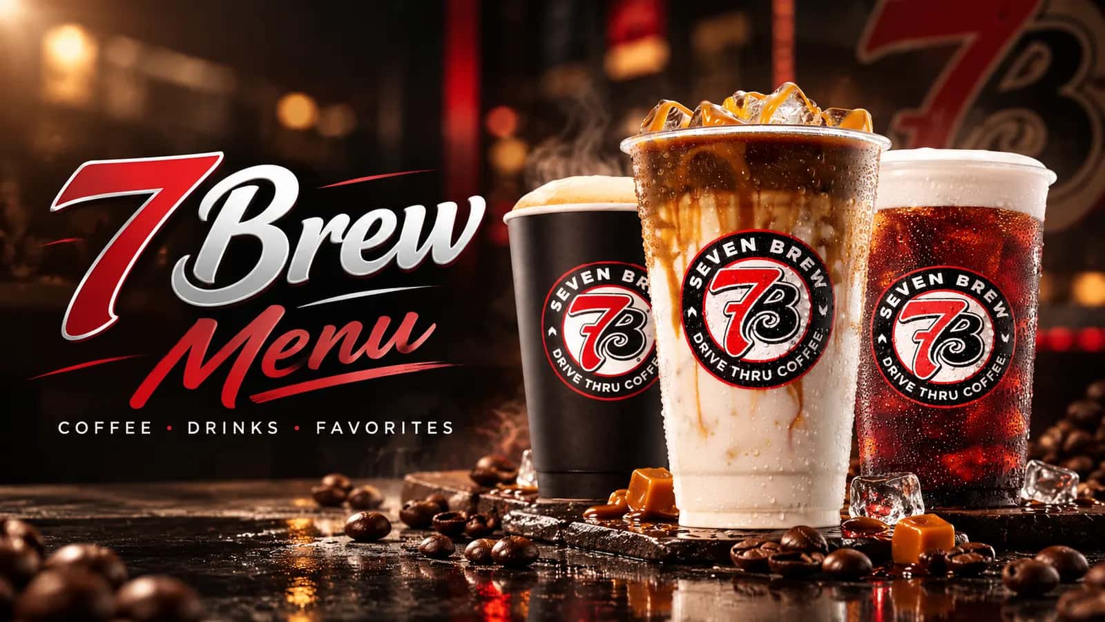 7 Brew Menu — coffee, drinks and favorites