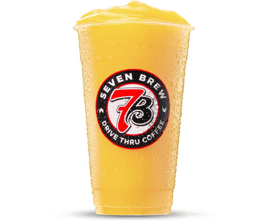 Passion Fruit Peach Smoothie drink