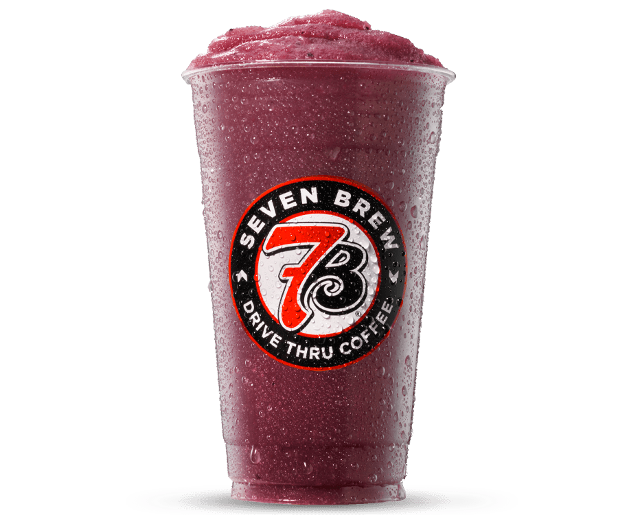 Strawberry Blue Pom Smoothie drink